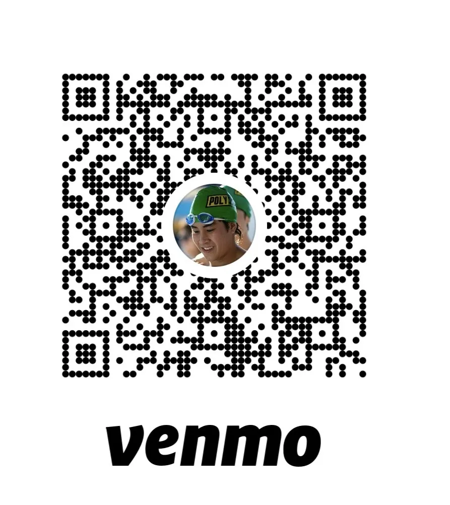 QR code to support Elan's education via Venmo